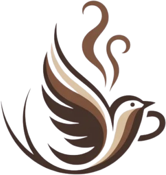 KAAFAY bird and coffee cup logo